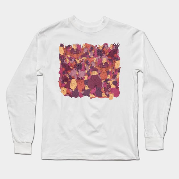 Party animals Long Sleeve T-Shirt by charliedzilla